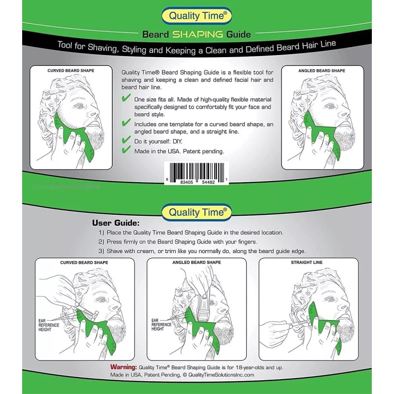 Quality Time Guía De Herramientas Para Moldear La Barba Para