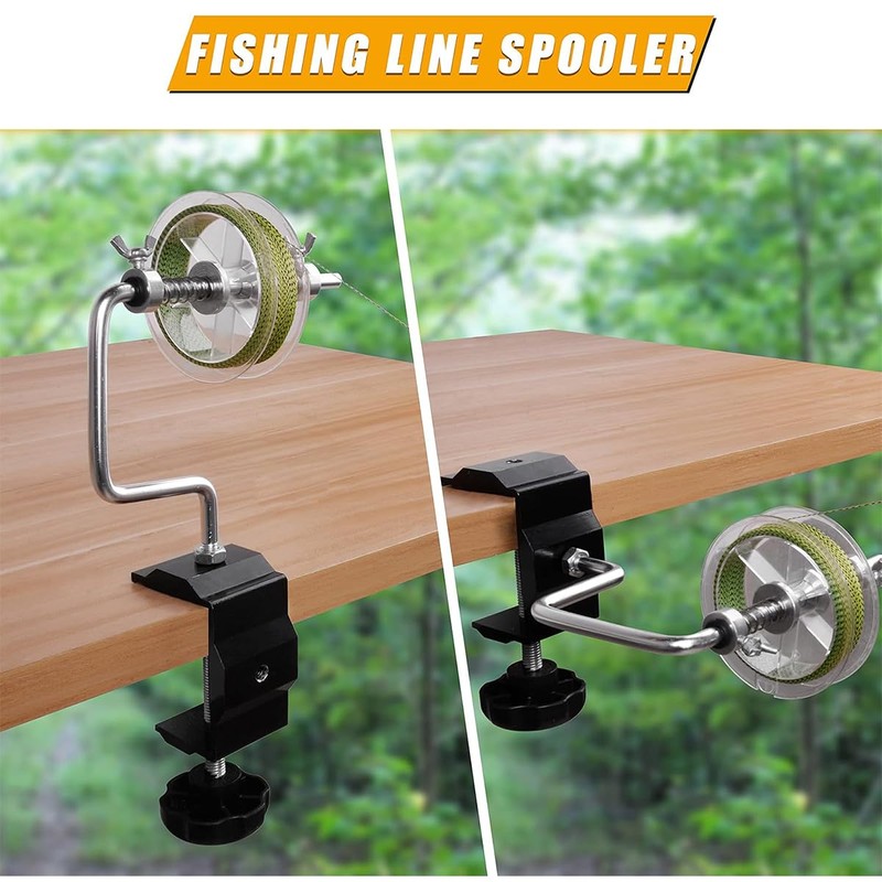 AIMALL Fishing Line Spooler – Adjustable Wire Winder for Spinning