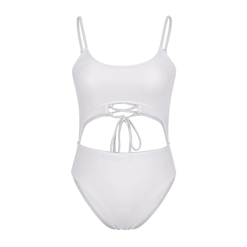 Meyeeka - Traje de baño monokini de una pieza con