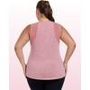 MTICFMY Plus Size Workout Tank Tops for Women, Summer Gym