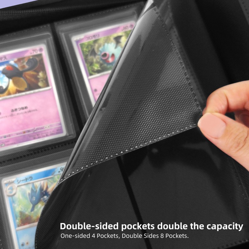 ARCHIVALPRO Toploader Trading Card Binder 128 Pocket Premium Card Holder