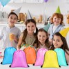 Silkfly 42 Pack Drawstring Backpack Bulk String Bag Drawstring Bags
