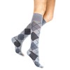 Rejuva Argyle 15-20 mmHg Knee High Compression Socks Men &