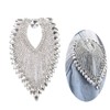8.5 x 13cm Rhinestone Claw Chain Decorative Strass Crustal Horse