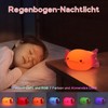 JVURICE Silikon Nachtlicht, Nachtlicht Kinder Axolotl Lampe Dimmbar Cute Tier