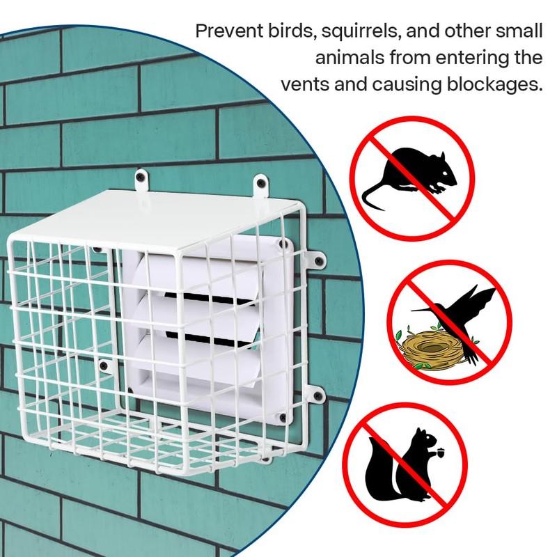 Picowe 2 Pack Dryer Vent Cover Outside, Outdoor Vent Cover