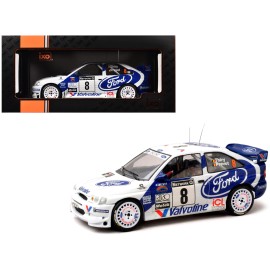 DCD Ford Escort WRC #8 Bruno Thiry & Stephane Prevot 3rd Place 'RAC Rally' (1998) 1/18 Diecast Model Car by IXO Models