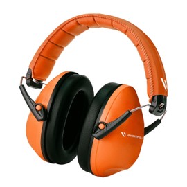 Vanderfields Kids Ear Defenders Children - Noise Cancelling Headphones Autism - 27dB SNR Orange - Passive Sound Blocking Earmuffs - Kids Ear Protection Earmuffs - Boys, Girls, Toddlers Age 3-16 Year