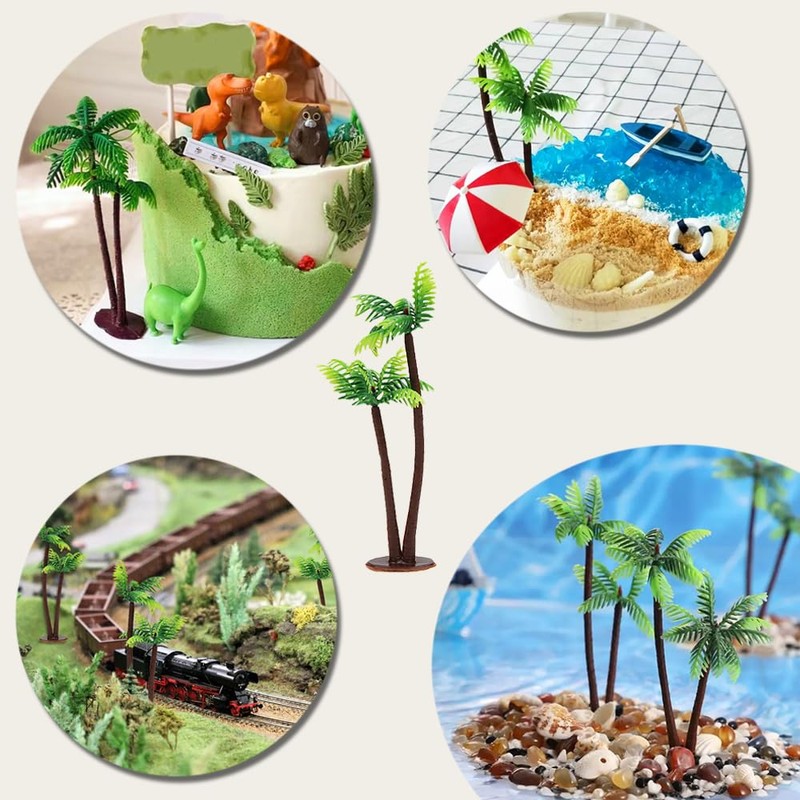 Zasvec Model Trees Palm Trees Pack of 20 Palm Tree