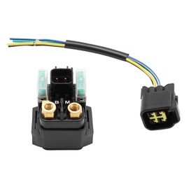 M MATI Starter Solenoid Relay & Plug for Yamaha Raptor 700 700R 250 125 2006-Up Kodiak 450 2018-Up 5UG-81940-00-00 5B4-81940-00-00 4D3-81940-00-00