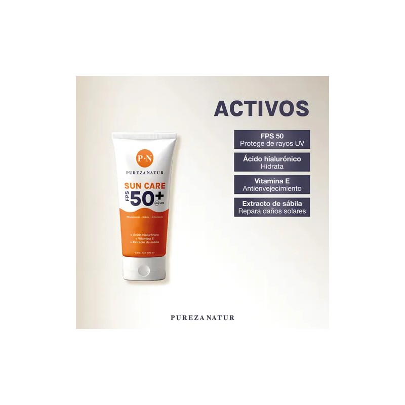 Protector Solar Facial Fps50 Con Acido Hialuronico Para Cara