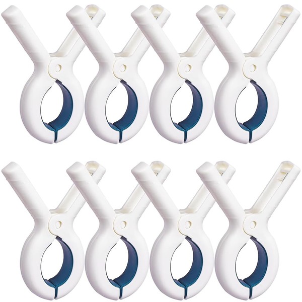 ZKGYUS Pack of 8 Clips, Towel Clips for Beach Loungers,