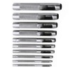 10PCS Belt Punch Set Carbon Steel High Hardness Round Hollow