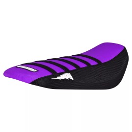 Enjoy Mfg E Ride Pro ERide Pro S-SS Electric Bike Seat Cover BLK/PURPLE/BLK rib - BOLT 433