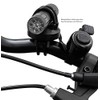 MC Power Universal Bicycle Mount Very Flexible, Rotatable, Diameter 10-35