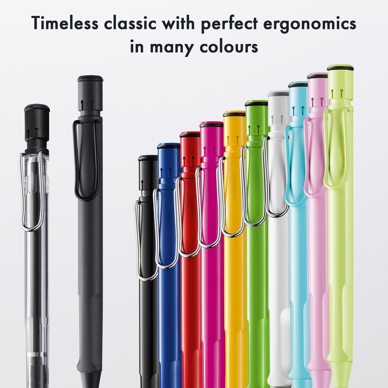 LAMY safari white - Mechanical Pencil with ergonomic grip &