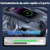 Adattatore per accendisigari USB C, 3,4 A, rapido da auto
