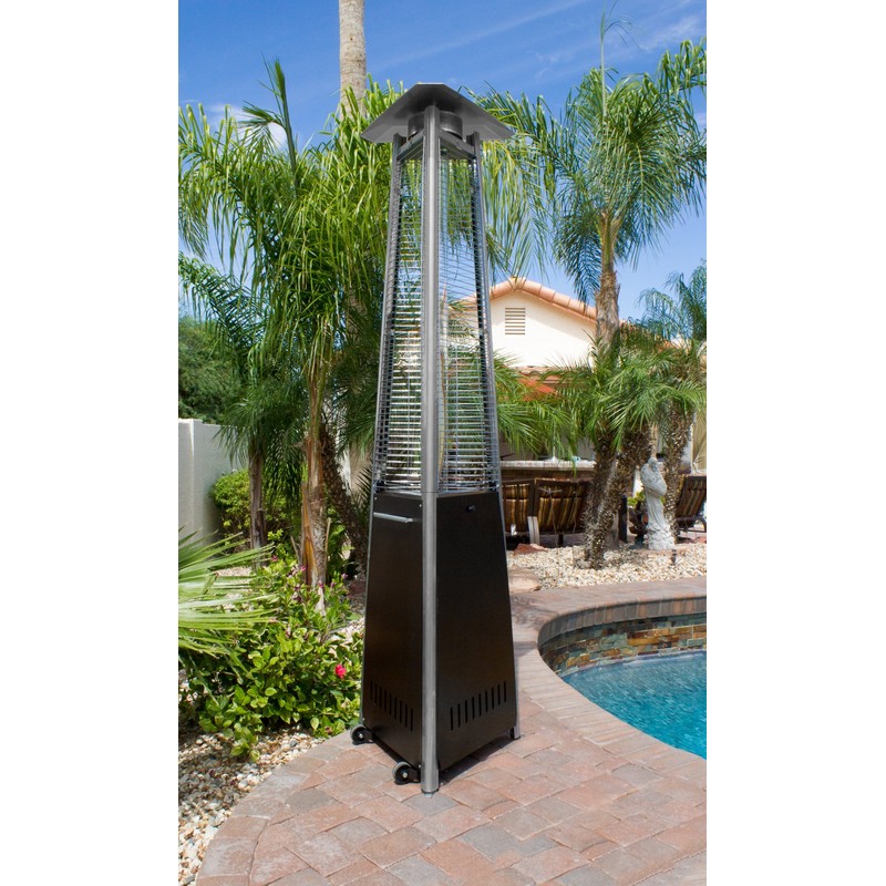 Hiland Glass Tube Heat Shield, 22" Triangle