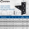 12 Inch T-Strap Gate Hinges, Shed Barn Door Hinges Heavy