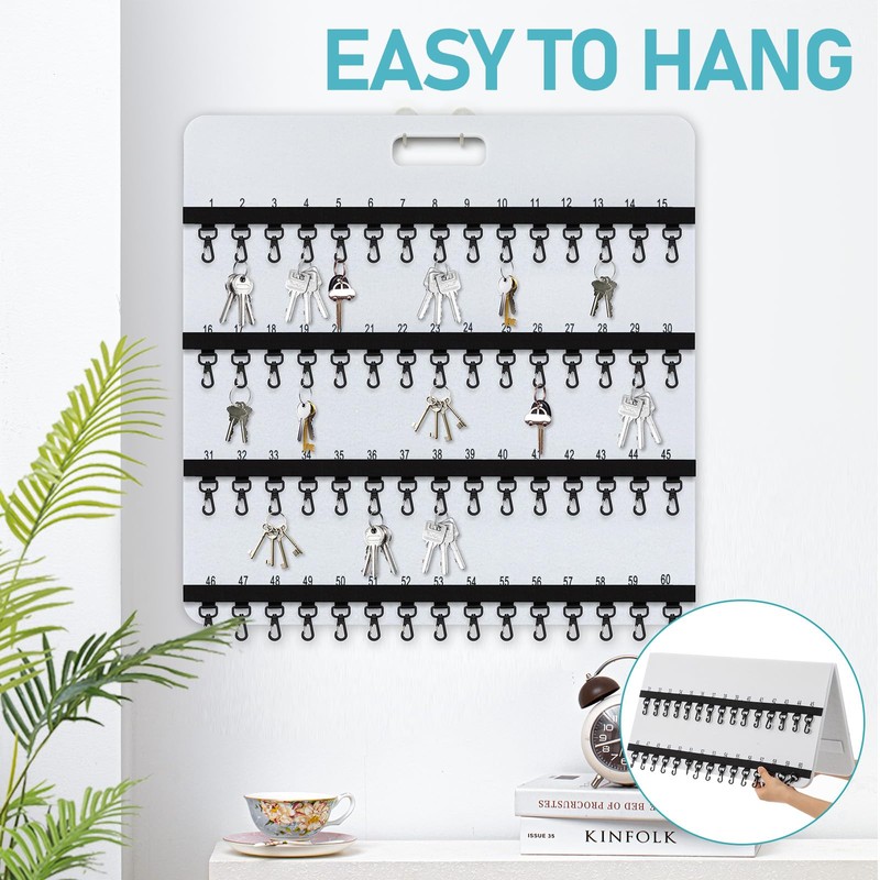 Colingmill 24'' x 24'' Key Rack Wall Mount with 38