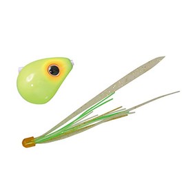 JACKALL F201 Explosion Lead Type Bing Ball Slide, 3.5 oz (100 g), Hot Chart/Squid Glow T+