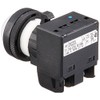 Fuji Electric DR22D0L-M9W Indicator Light, LED Illumination, Round Frame, Dome
