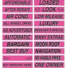 EZ Lettering Car Dealer Windshield Slogans 20 packs, Mix n