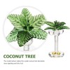 Kichvoe Crystal Coconuts Tree Palm Tree Christmas Holiday Ornament Fake