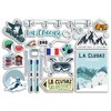 A5 Sticker Sheet La Clusaz Vinyl Stickers - France French