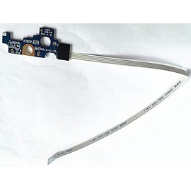 CSEZWASM Power Button Board Replacement for Dell Inspiron 17" 17-5000 Series 5755 5758 5759 Inspiron 14 5455 T2CVC 0T2CVC LS-B845P with 8 inch Long Cable