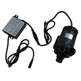 SHYSKY Heavy Duty Low Noise 24V 120W Micro Brushless DC Water Pump DC60G-24120S-1 39ft 1003GPH, DRY RUN Protection, For Cooling Circulation Pressure Sys