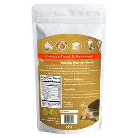 Essence Food & Beverage Vanilla Bean Powder - (2.5Oz) Vanilla Powder For Baking, Pure Vanilla Bean Powder, Ground Vanilla Beans, Raw & Unsweetened
