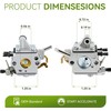 AUTOKAY 1137-120-0650 Carburetor Fits for Stihl MS192 MS192T MS192TC Chainsaw