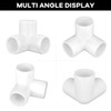 12-Pack 3 Way PVC Fittings 1 Inch, Furniture Grade PVC