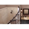 Moen CSR2164OWB 72 in. Permanent Mount Adjustable Curved Shower Rod,