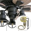 Dotlite 2Pack Ceiling Fan Light Switch Zing Ear ZE-109 ON-Off