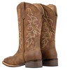 SheSole Women's Extra Wide Calf Cowboy Boots Square Toe –