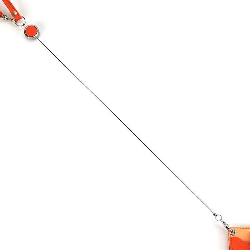 Agility affa Pisto Italian Shrink Pass Case with Reel, orange