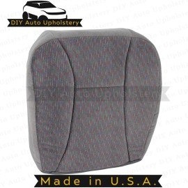 DIY Auto Upholstery 1992-1996 For Ford Bronco Driver Bottom Cloth Seat Cover Gray