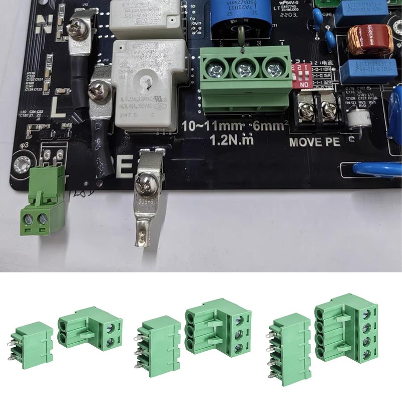 25 Pairs 5.08mm Pitch 2/3/4 Pin Screw Connector Pluggable Terminal