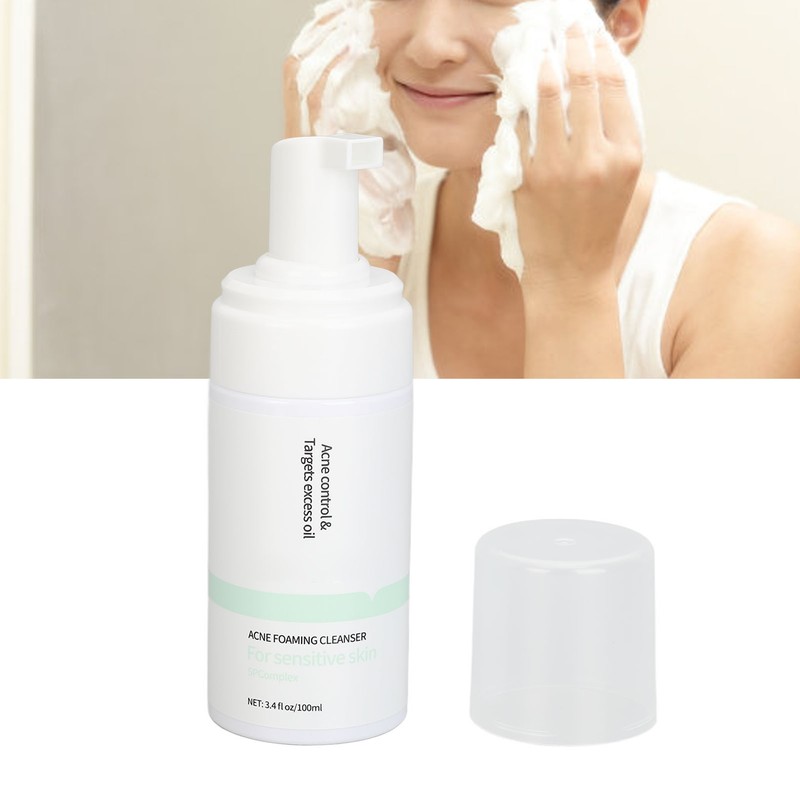 Foaming Facial Cleanser Plant Based Nourishing Face Wash Fine Foaming