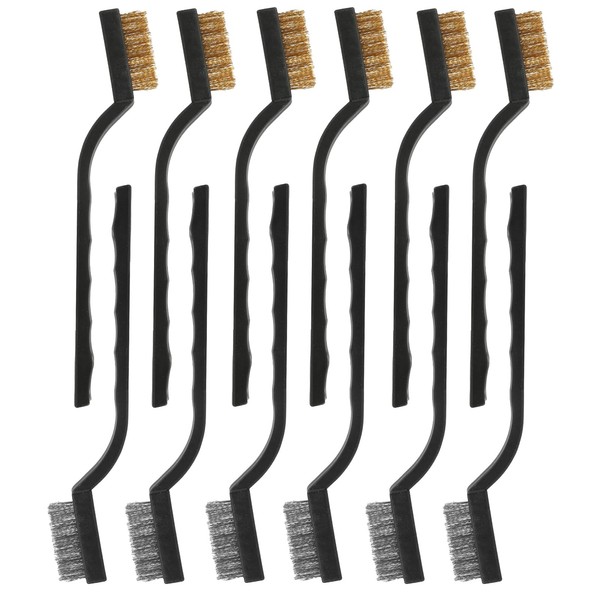 Yenblow 12 Pack Throttle Body Carb Cleaning Brushes, Carburetor Cleanr