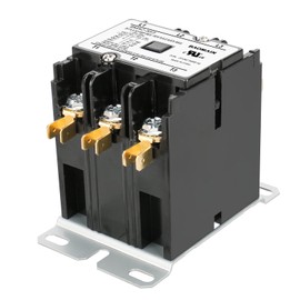 Baomain AC Contactor, 3 Pole 30A Heavy Duty Air Conditioner Condenser Compressor Contactor, BMAC-30/3 HVAC Contactors Replacement UL Listed (24, Volts (AC))