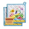 Maison d' Hermine Spring/Summer Set with Oven Gloves and Pot