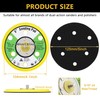 Ouya 2PCS 5 Inch 6-Hole Backing Pads 5/16"-24 Threads Sanding