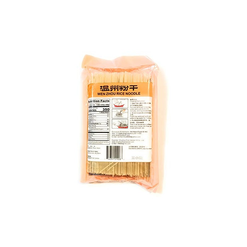 Wen Zhou Rice Noodle 0.88 Lb(3 Pack)溫州粉干