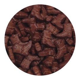 NCS Brown Cowboy Boot Edible Candy Sprinkles, 8 ounces - Great for Cupcakes, Cookies, Cakes, Cakes Pops, Donuts