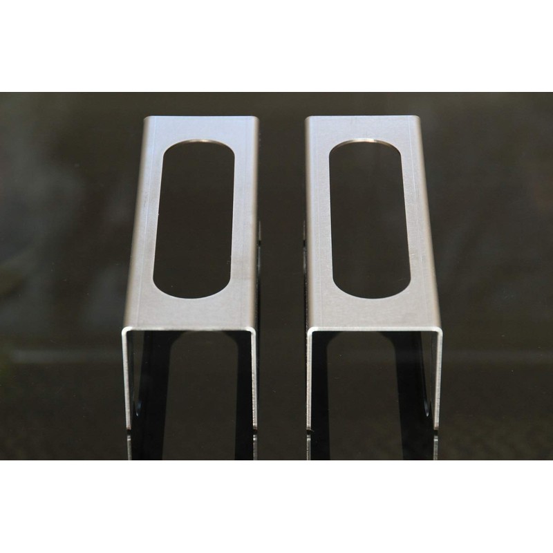 Fire Dogs/Andirons, Ultra Compact Size for stoves and Inserts, Clean