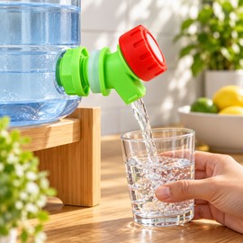 Water Container Faucet for Tanks & Buckets – Knob-Type Replacement Tap for Easy Dispensing at Home & Outdoors