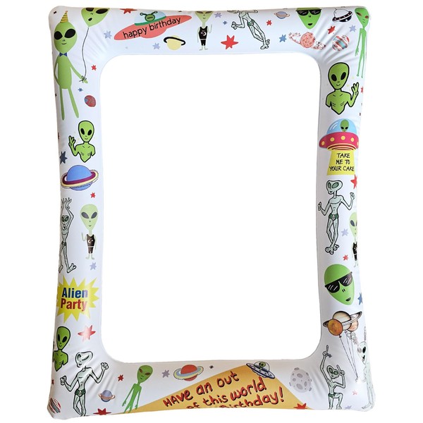 Alien Theme Inflatable Photo Booth Selfie Frame Giant Area 51